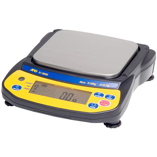 A&D, EJ-1500, Newton Series Compact Balance, 1,500 g x 0.1 g