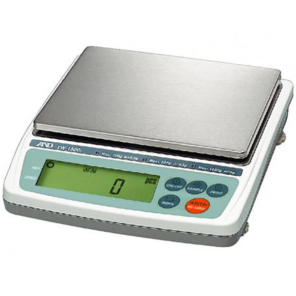 A&D, EK-600i, Everest Series Single Range Compact Balance 600 g x 0.1 g, NTEP, Class III