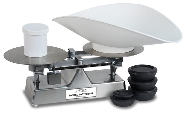 Detecto, 1051TBSKG, Baker Dough Scale w/ Scoop, 8 kg capacity, 500 g x 5 g