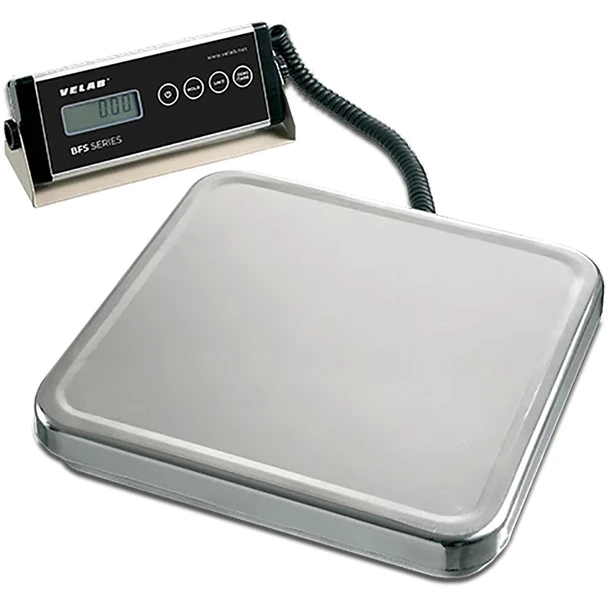 Velab VE-BFS60 Bench Scale 130 lb x 0.05 lb, RS232, Stainless Steel