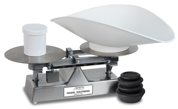 Detecto, 1052TBSKG, Baker Dough Scale w/ Scoop, 5 kg capacity, 500 g x 5 g