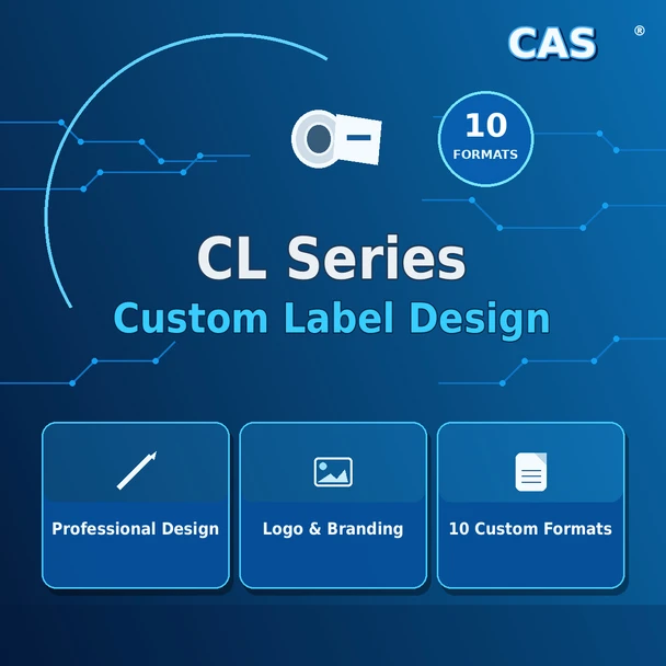 CAS CL Series Custom Label Formats - 10 Pack