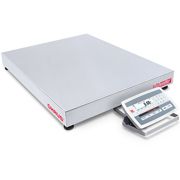 Ohaus D52XW125RQV5, Stainless Steel Front Mount Bench Scale, 250lb x 0.05lb NTEP
