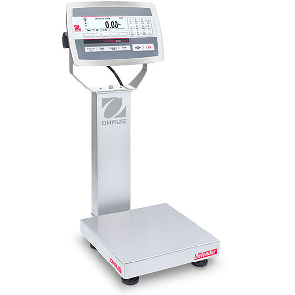 Ohaus D52XW12WQR6, Washdown Bench Scale w/ Column, 25 lb x 0.005 lb, NTEP