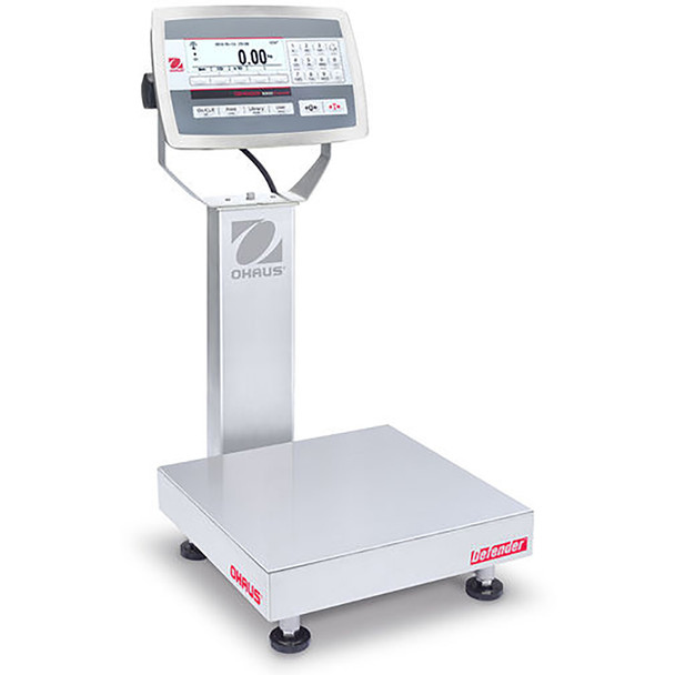 Ohaus D52XW50WQR6, Washdown Bench Scale w/ Column, 100 lb x 0.02 lb, NTEP Ohaus D52XW50WQR6, Washdown Bench Scale w/ Column, 100 lb x 0.02 lb, NTEP