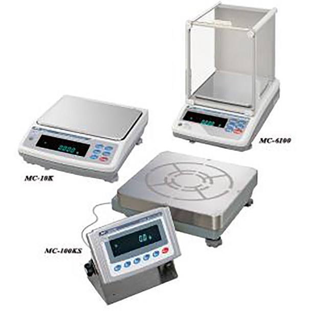 A&D, MC-30KS, Manual Mass Comparator w/ Internal Calibration, 31 kg x 0.01 g