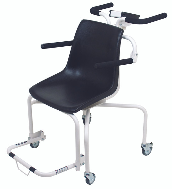 Detecto 6880 Digital Rolling Chair Scale, 400 lb x 0.2 lb, RS232, LCD Display Detecto 6880 Digital Rolling Chair Scale, 400 lb x 0.2 lb, RS232, LCD Display