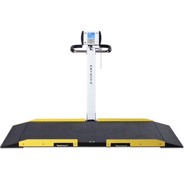 Detecto 8550 Portable Stretcher Scale 1,000 lb x 0.2 lb, with Column