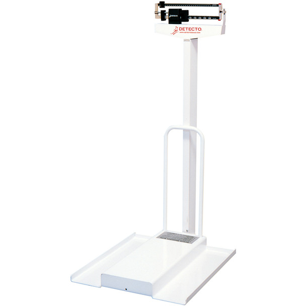 Detecto 6600 Portable Wheelchair Scale 1,000 lb x 0.2 lb BMI, RS232