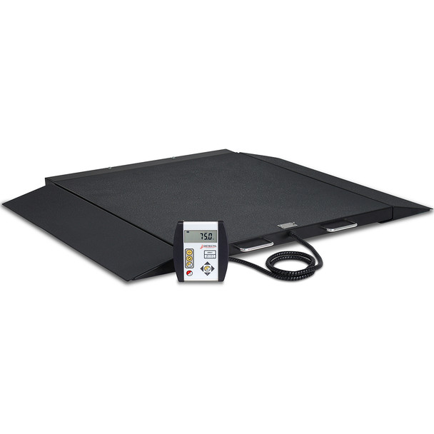 Detecto 6400 Portable Wheelchair Scale 1,000 lb x 0.2 lb BMI, RS232