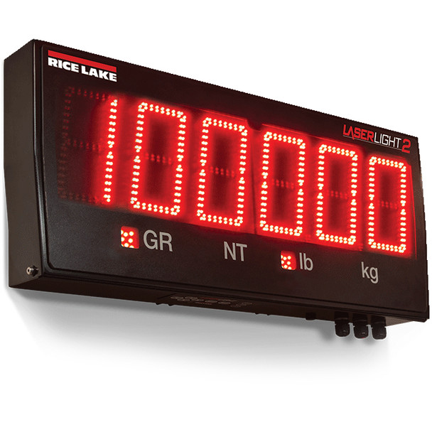 Rice Lake 175861, 6" LED Remote Display with VESA Flat-Wall Mount Bracket Rice Lake 175861, 6" LED Remote Display with VESA Flat-Wall Mount Bracket