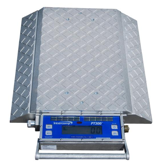 Intercomp PT300WD Wireless Wheel Load Scale for Dual/Large Tires, 30K lb x 50 lb
