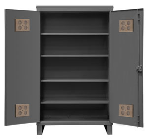 Durham HDCO246078-4S95, 12 Gauge Outdoor Shelf Cabinet 60" x 24" x 78"