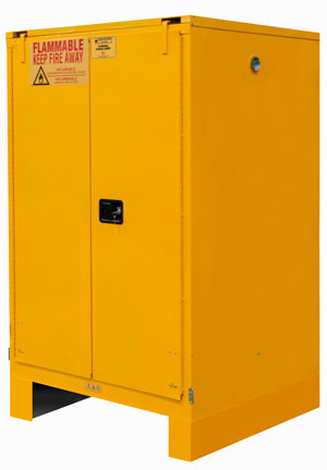 Durham 1060SL-50, 60 Gallon Flammable Safety Cabinet, Legs & Self-Closing Doors