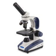 Velab VE-M1 Basic Biological Monocular Microscope, Triple Nose Piece, Flat Stage, 3.70” x 3.70”