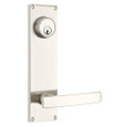 Emtek Emtek 8114 Modern 5-1/2" Keyed Sideplate Lockset, Passage/Single Keyed - Brass Tubular EMTEK-8114