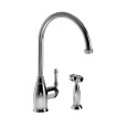 Houzer CHASS-682 Charlotte Series Solid Brass Single Handle Kitchen Faucet with Sidespray Houzer CHASS-682 Charlotte Series Solid Brass Single Handle Kitchen Faucet with Sidespray