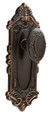 Emtek Emtek 8103 Victoria 7-3/4" Non-Keyed Sideplate Lockset, Passage - Brass Tubular EMTEK-8103