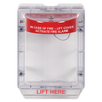 Safety Technology International Stopper II with Horn Flush Mount, Fire Label