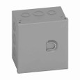B-Line Eaton series Type 1 junction boxes, 12" height, 6" length, 10" width, 1, Hinged cover, HC enclosure, Surface mounted, Small single door, 5 top