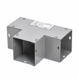 B-Line Eaton series wireway tee fitting, Lay-in, Wireway tee fitting,  1, Galvanized steel, 10" X 10"