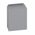 B-Line Eaton series JIC panel enclosure, 10" height, 6" length, 8" width,  12, Screw cover, 12SC enclosure, Wall mount, Small single door, External mo