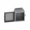 B-Line Eaton series JIC panel enclosure, 10" height, 6" length, 8" width,  4, Hinged cover, 4CHC enclosure, Wall mount, Small single door, External mo