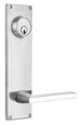 Emtek Emtek S811 Stainless Steel 5-1/2" CTC Keyed Sideplate Tubular Lockset, Passage/Single Keyed EMTEK-S811