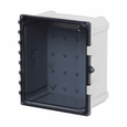 B-Line Eaton series JIC panel enclosure, 11.4" height, 7.9" length, 10.7" width,  4X, Hinged cover, 4XPCQRCC enclosure, Wall mount, Medium single door