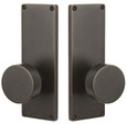 Emtek Emtek 8211 Modern 7" Non-Keyed Sideplate Lockset, Privacy - Brass Tubular EMTEK-8211