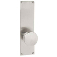 Emtek 8213 Modern 9" Non-Keyed Sideplate Lockset, Privacy - Brass Tubular