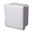 B-Line Eaton series JIC panel enclosure, 15.49" height, 8.34" length, 13.86" width,  4X, Hinged cover, SDFQR enclosure, Wall mount, Medium single door