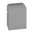 B-Line Eaton series JIC panel enclosure, 16" height, 6" length, 14" width,  12, Hinged cover, 12FTC enclosure, Wall mount, Small single door, External