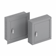 B-Line Eaton series utility enclosures, 16" height, 6" length, 12" width,  1, Hinged cover, TCS cabinet, Surface mounted, Small single door, Thru hole