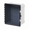 B-Line Eaton series JIC panel enclosure, 19.4" height, 11.9" length, 18.7" width, 4X, Hinged cover, 4XPCQRCC enclosure, Wall mount, Medium single doo