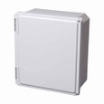 B-Line Eaton series JIC panel enclosure, 19.77" height, 10.34" length, 18.15" width, 4X, Hinged cover, SDF enclosure, Wall mount, Medium single door,