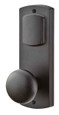 Emtek Emtek 7371 Missoula 3-5/8" C-to-C Keyed Sideplate Lockset, Passage/Double Keyed - Sandcast Bronze Tubular EMTEK-7371
