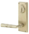 Emtek Emtek 7361 Rectangular 3-5/8" C-to-C Keyed Sideplate Lockset, Passage/Double Keyed - Sandcast Bronze Tubular EMTEK-7361
