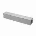 B-Line Eaton series wireway, 2.5" height, 60" length, 2.5" width, G wireway, Thru holes, 23 top knockouts, 23 bottom knockouts, Screw cover, 1, Steel