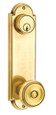 Delaware 5-1/2" C-to-C Keyed Style with Waverly Knob in French Antique finish