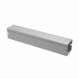B-Line Eaton series wiring trough, 2.5" height, 120" length, 2.5" width, HS wireway, Thru holes, 39 top knockouts, 39 bottom knockouts, Hinged cover,