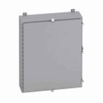 B-Line Eaton series wall mounted panel enclosure, 24" height, 6" length, 24" width, 4, Hinged cover, 4 enclosure, Wall mount, Medium single door, Ext