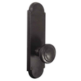Emtek 7757 Sandcast Bronze #5 9-1/4" Non-Keyed Sideplate Tubular Lockset, Dummy (Pair)