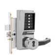 Dormakaba Dormakaba Simplex 8148 Mortise Mechanical Pushbutton Passage Lever Lock with Key Override, Lockout and Deadbolt DOR-8148