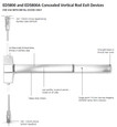 Corbin Russwin Corbin Russwin ED5800A Concealed Vertical Rod Exit Device, 3 Hours Fire Rated COR-ED5800A