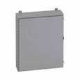 B-Line Eaton series wall mounted panel enclosure, 24" height, 16" length, 24" width, 12, Hinged cover, 12 enclosure, Wall mount, Medium single door,