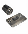 Don-Jo 1716 Ball Catch Latch — 1" x 1" Drive-In Cast Brass