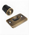 Don-Jo 1716 Ball Catch Latch — 1" x 1" Drive-In Cast Brass