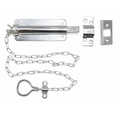 Don-Jo 1540 Chain Door Guard Pull Chain Bolt for Tall Doors, 26.5" Long, Zinc, Chrome Plated