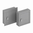 B-Line Eaton series utility enclosures, 36" height, 4" length, 24" width, 1, Hinged cover, TCF cabinet, Flush mounted, Medium single door, Thru holes